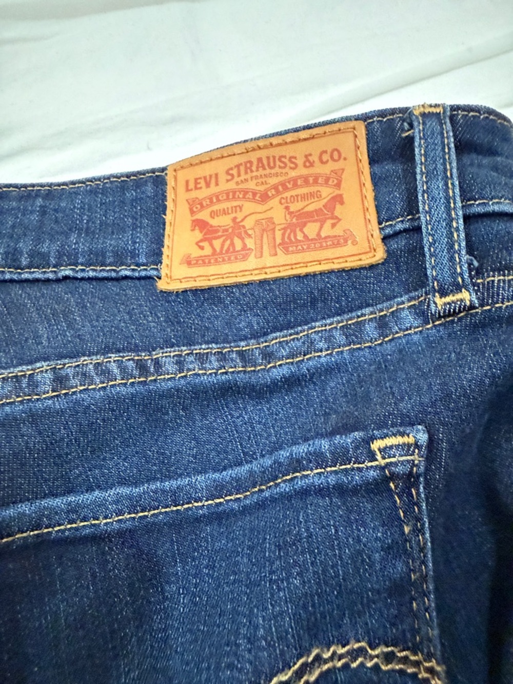 Levi's Dark Blue Denim Jeans